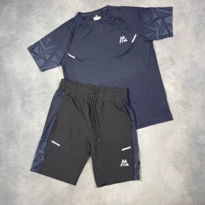 Montirex Curve Trail T-Shirts & Shorts Navy Blue Men's Reps Sale UK Best AAA Quality Replica