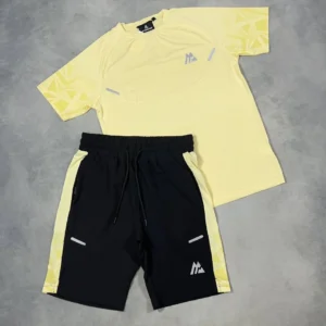 Montirex Curve Trail T-Shirts & Shorts Yellow Men's Reps Sale UK Best AAA Quality Replica